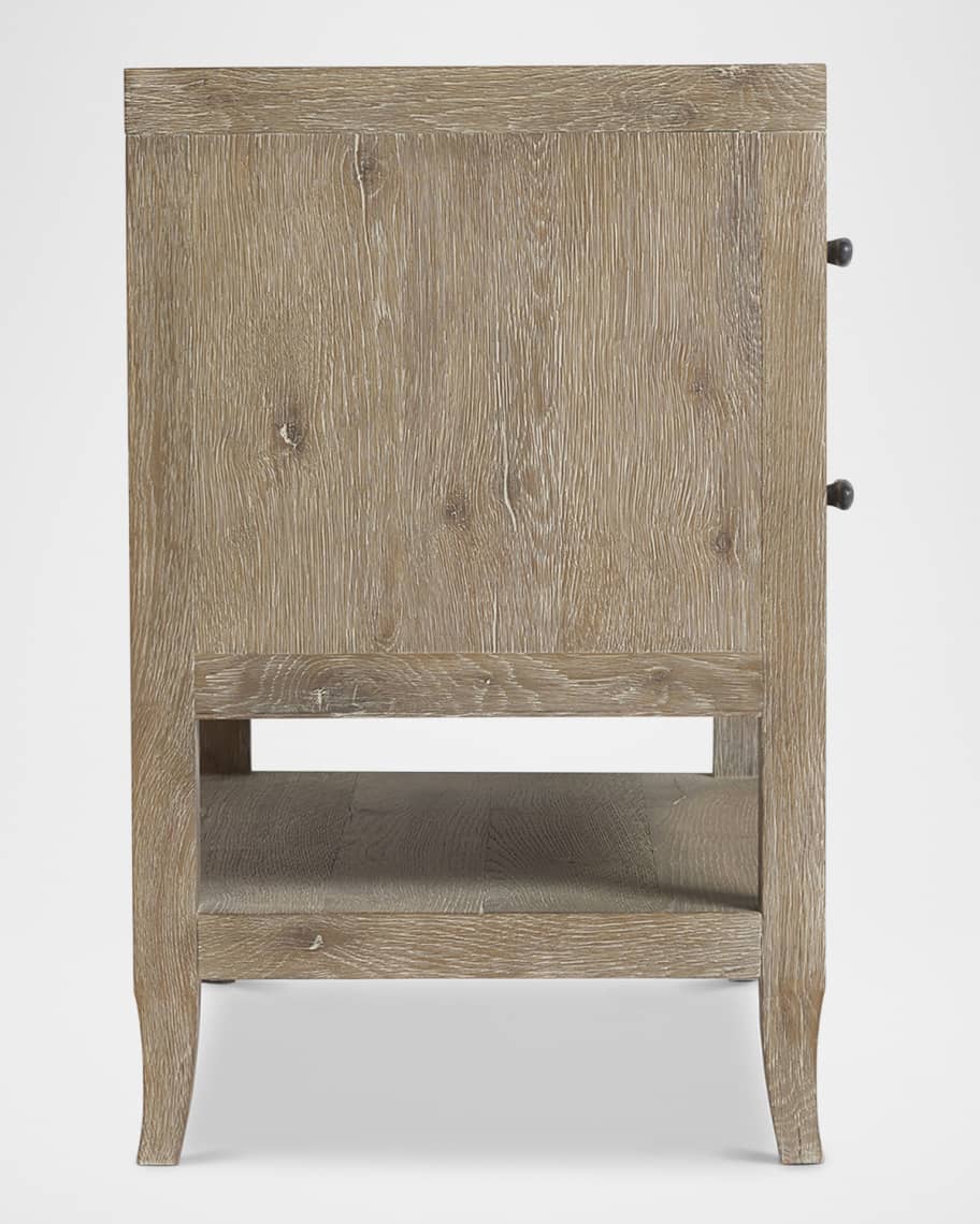 Image 3 of 7: Tribeca 2-Drawer Large Nightstand