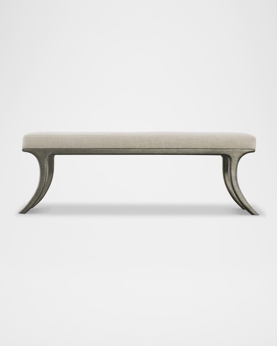 Image 3 of 6: Tribeca Upholstered Bench, 56"