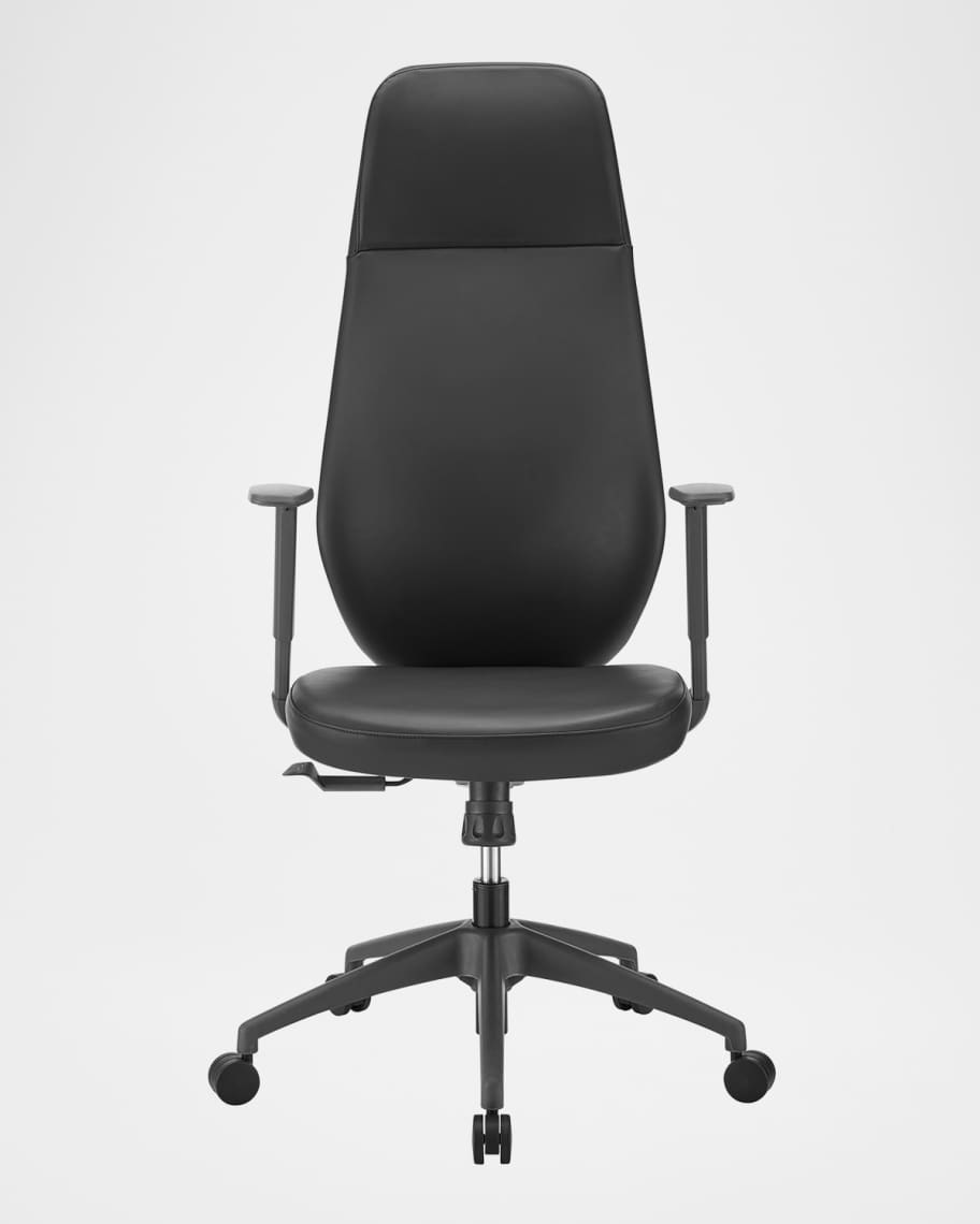 Image 2 of 7: Filip Vegan Leather High-Back Office Chair