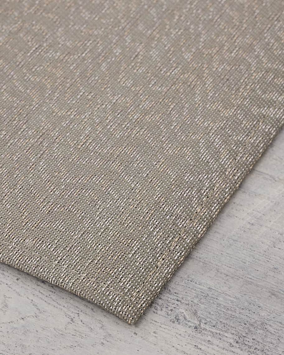 Image 3 of 4: Moire Indoor/Outdoor Rug, 2' x 6'