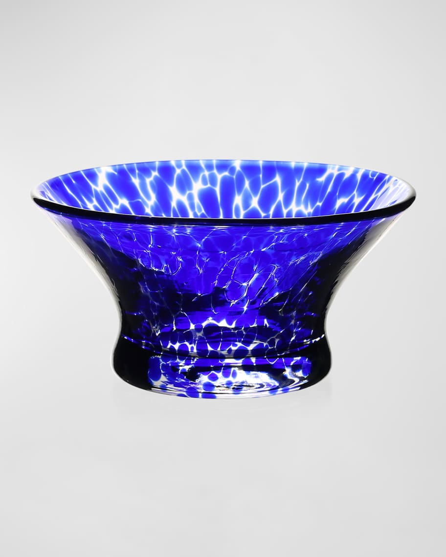 Image 1 of 1: Vanessa Sicilian Blue Nut Bowl
