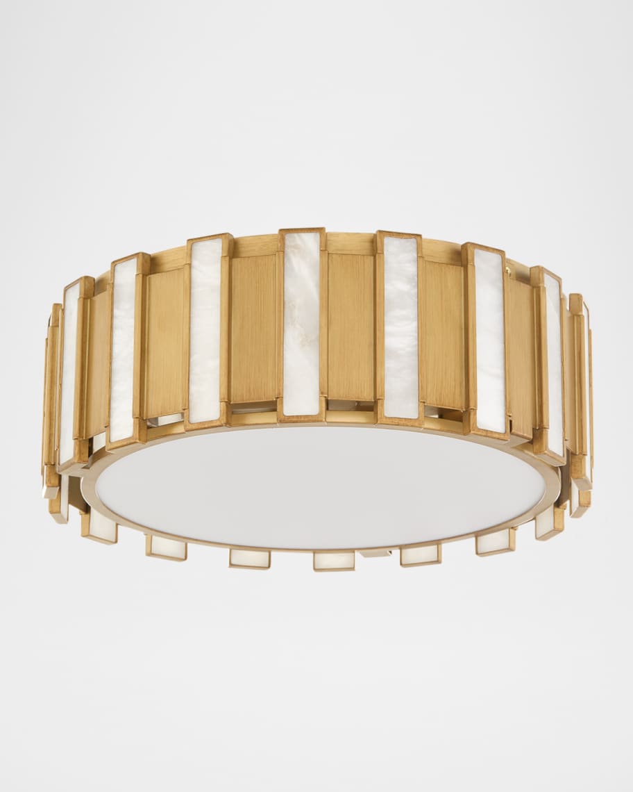 Image 1 of 3: Volterra 18" 4-Light Flush Mount