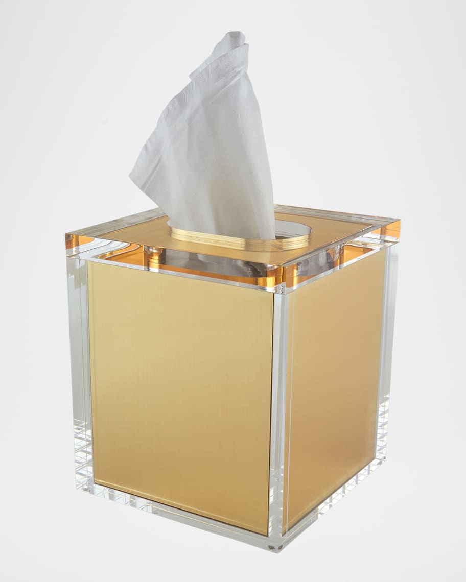 Image 1 of 1: Lucite Tissue Box