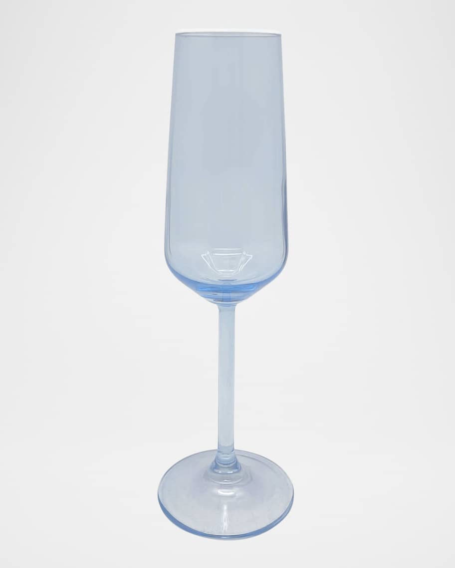 Image 1 of 2: Fine Line Champagne Flute Glasses, Set Of 4