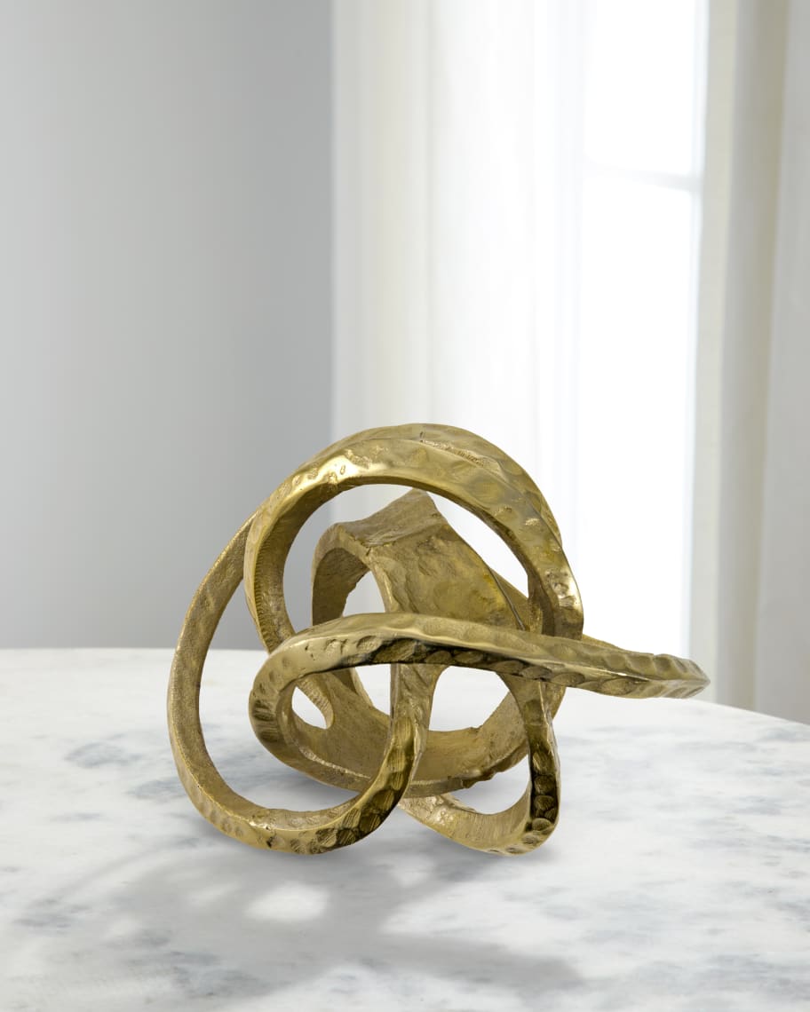 Image 1 of 1: Zahira Aluminum Knot Sculpture 