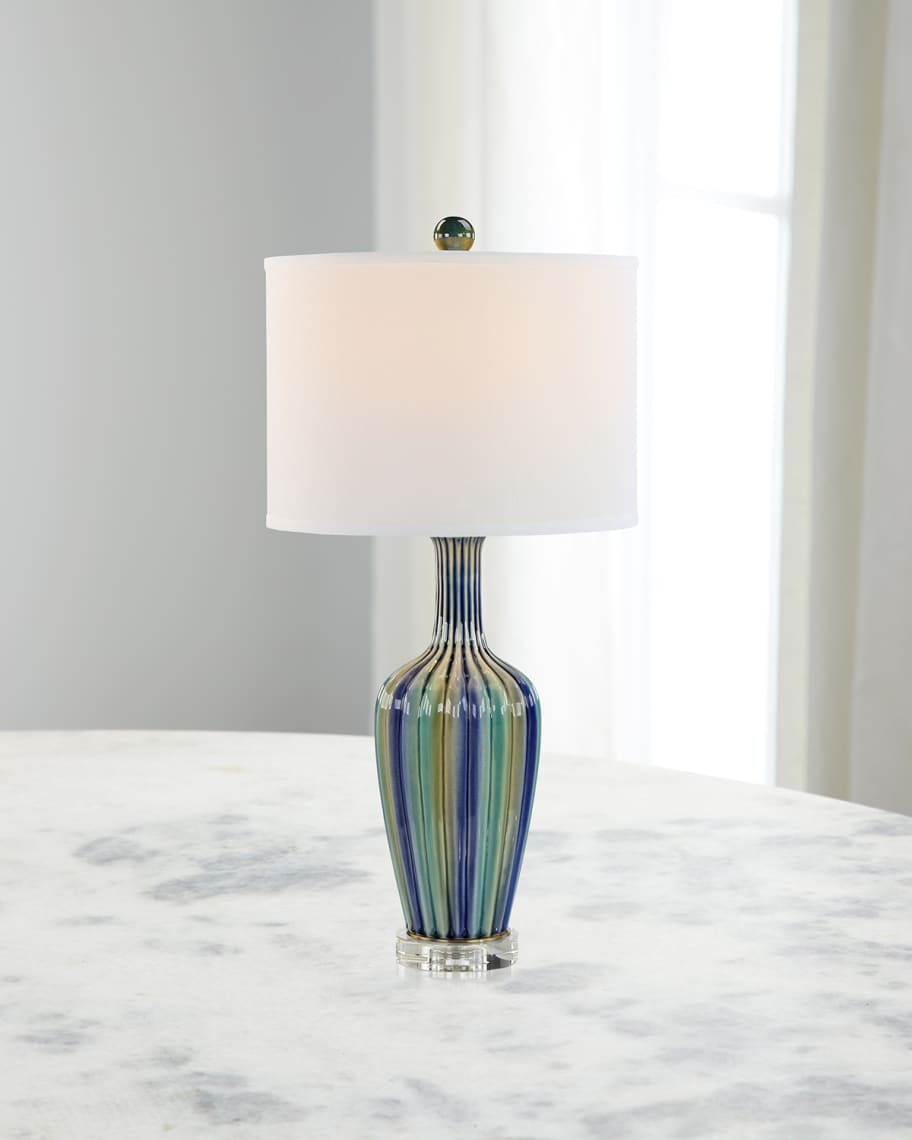 Image 2 of 2: Rayas 28" Ceramic Table Lamp