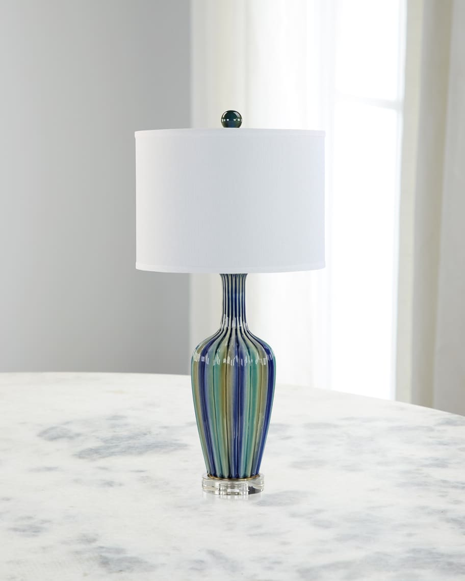 Image 1 of 2: Rayas 28" Ceramic Table Lamp