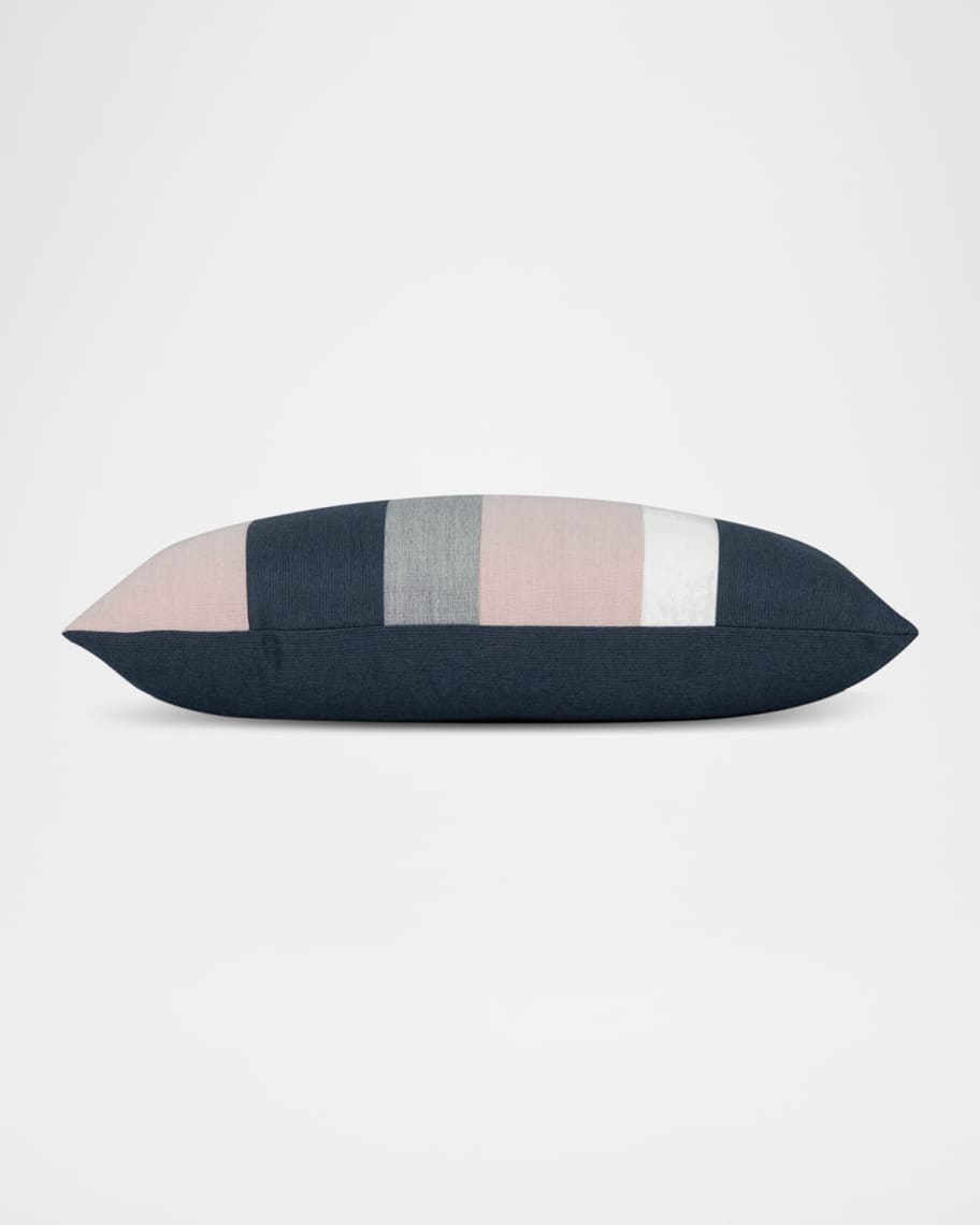 Image 2 of 3: Rose Quartz Indoor/Outdoor Lumbar Pillow, 12" x 20"