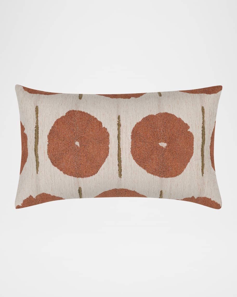 Image 1 of 4: Solstice Indoor/Outdoor Lumbar Pillow, 12" x 20"