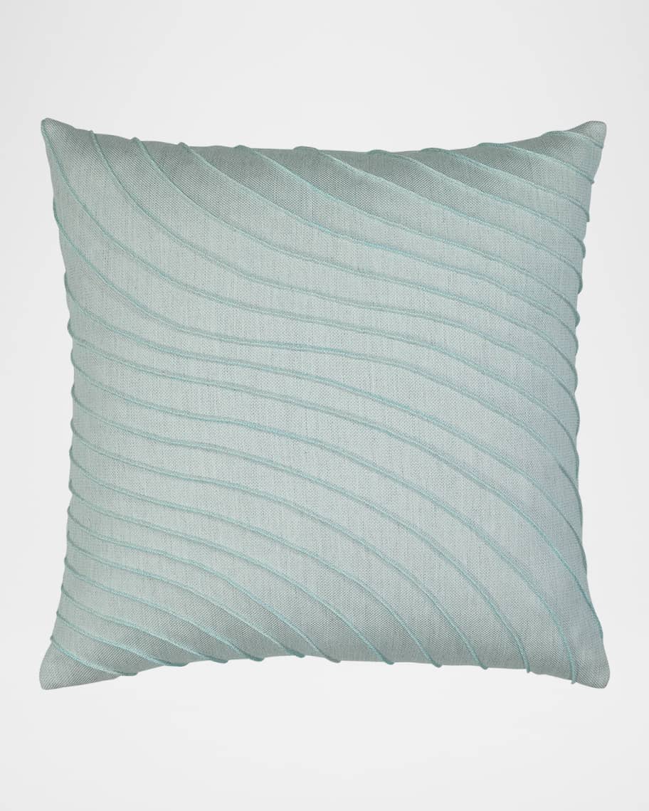 Image 1 of 5: Tidal Indoor/Outdoor Pillow, 20" Square