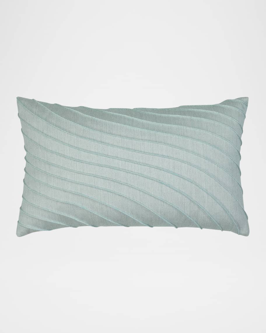 Image 1 of 4: Tidal Indoor/Outdoor Lumbar Pillow, 12" x 20"