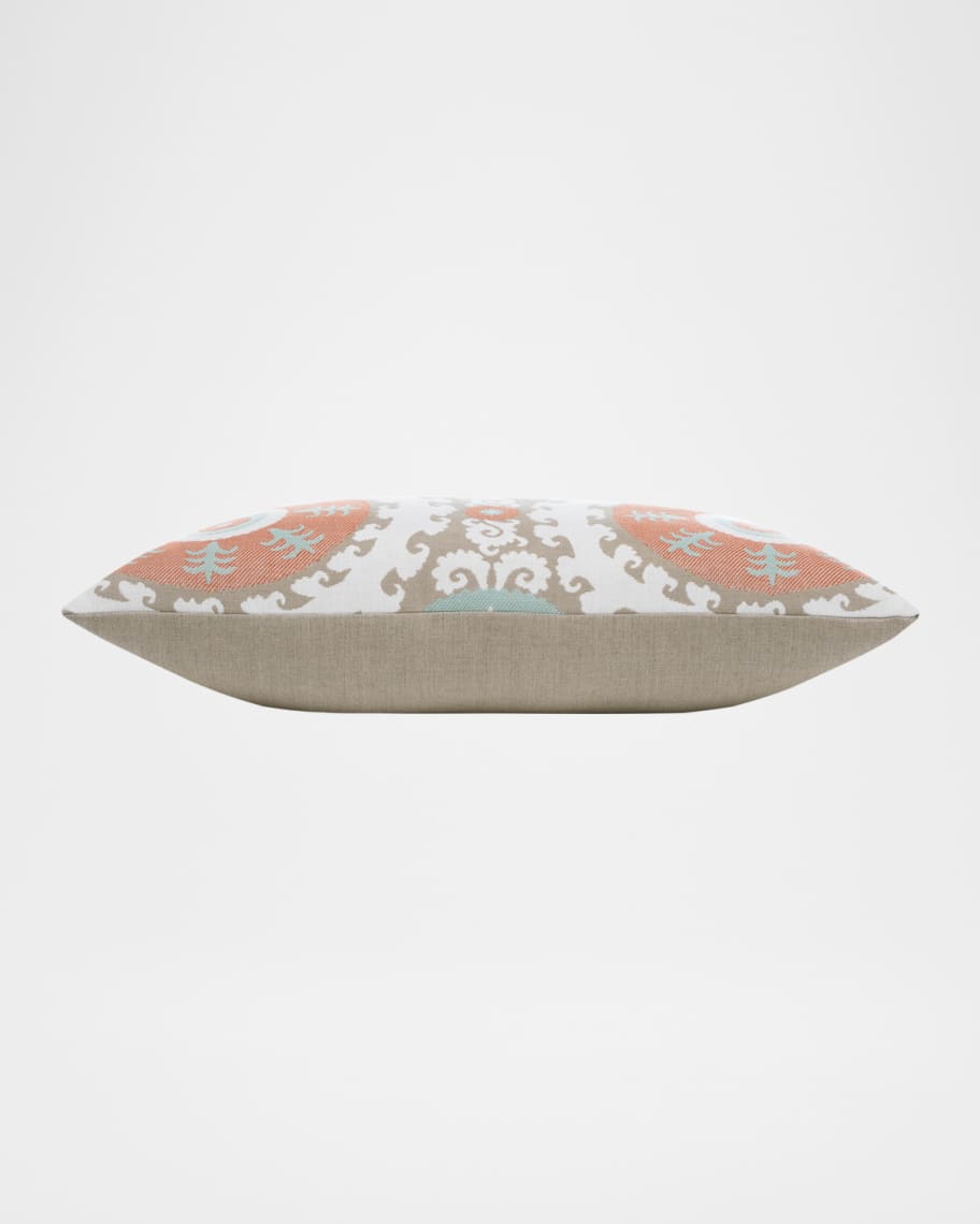 Image 3 of 5: Suzani Oasis Indoor/Outdoor Pillow, 22" Square