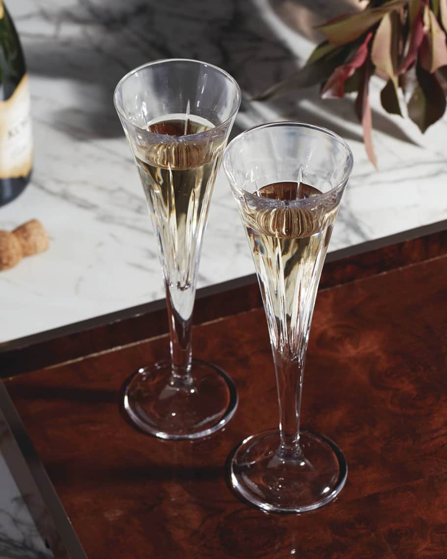 Image 2 of 2: Soho 8 oz. Crystal Toasting Flutes, Set of 2