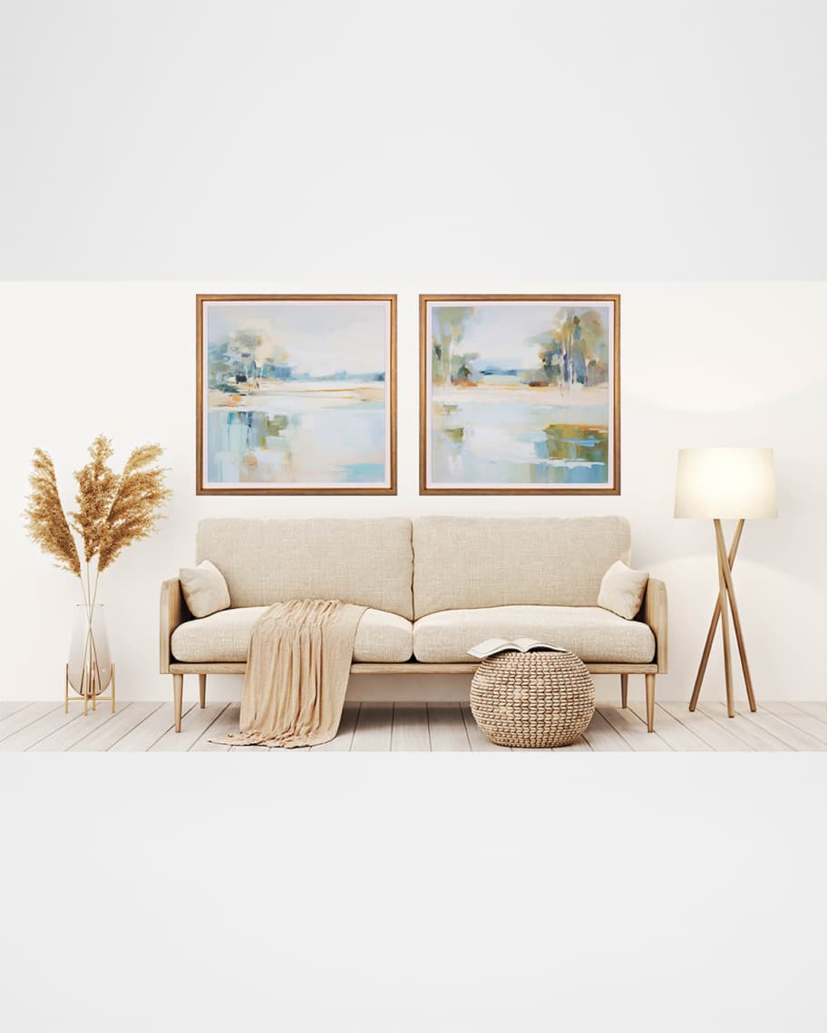 Image 2 of 2: "Water Whisper I" Framed Giclee