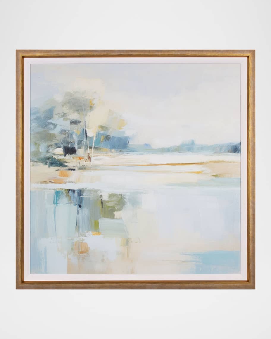 Image 1 of 2: "Water Whisper I" Framed Giclee