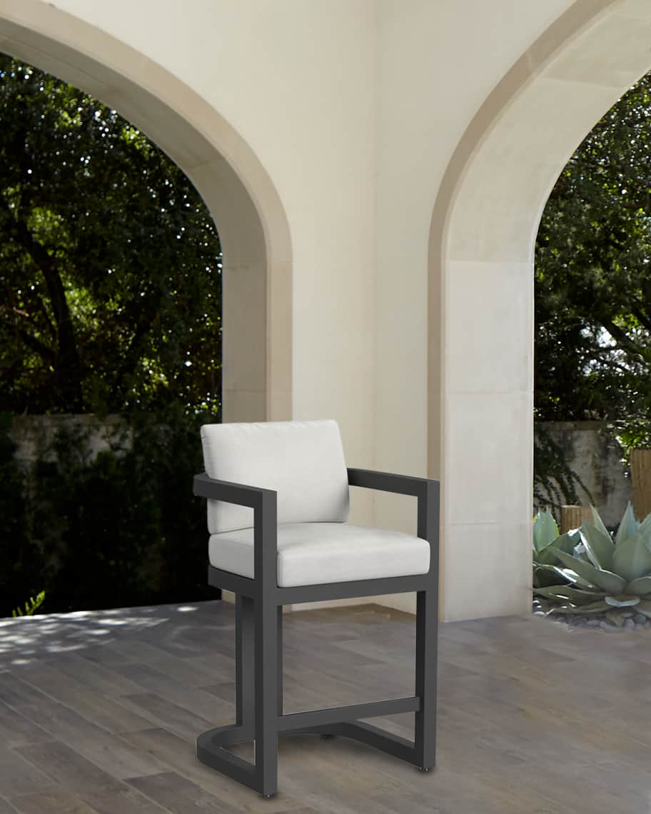 Image 1 of 5: Malibu 30" Outdoor Bar Stool