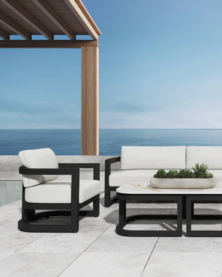 Image 1 of 5: Malibu Outdoor Club Chair