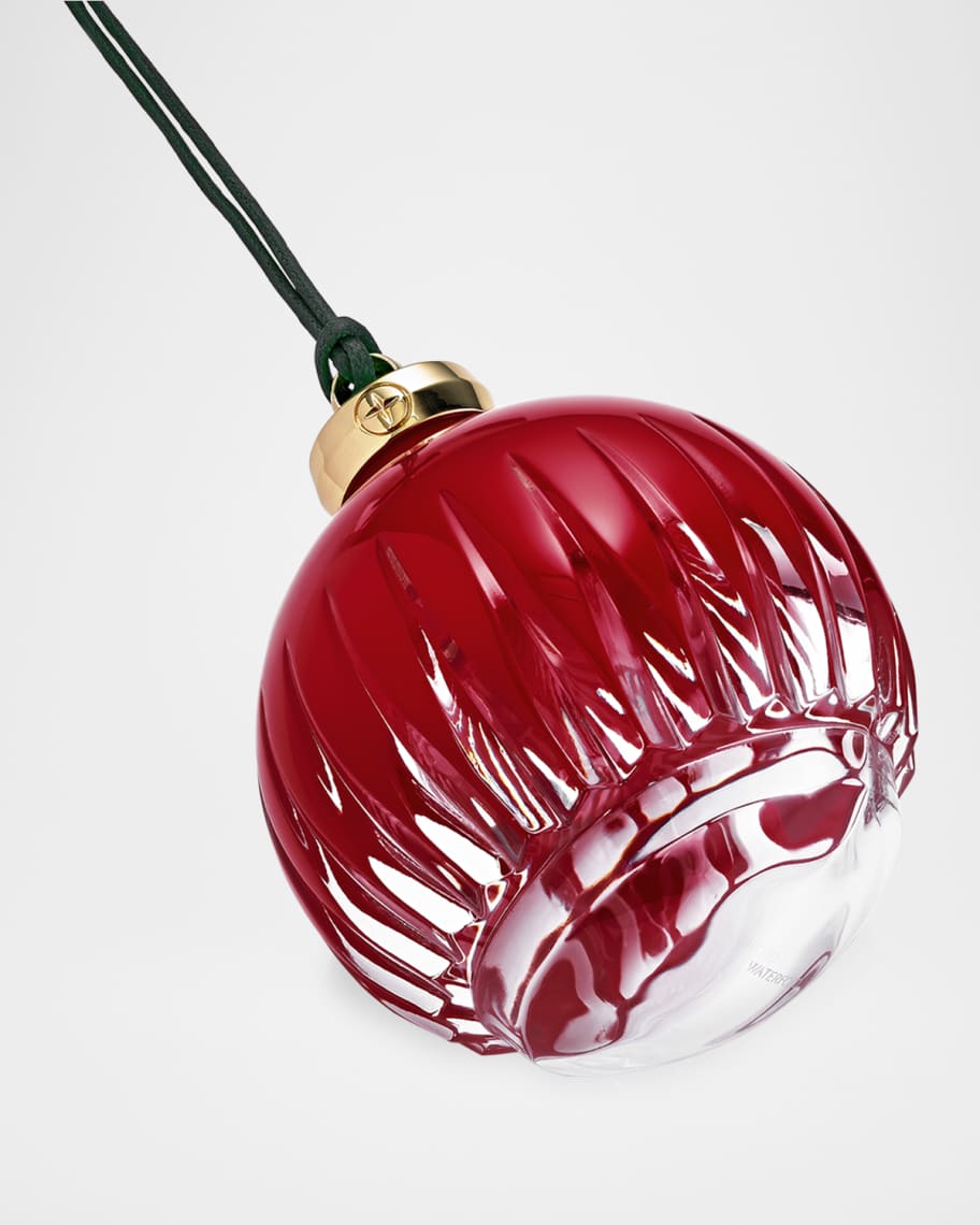 Image 2 of 2: New Year 2025 Firework Red Bauble Christmas Ornament