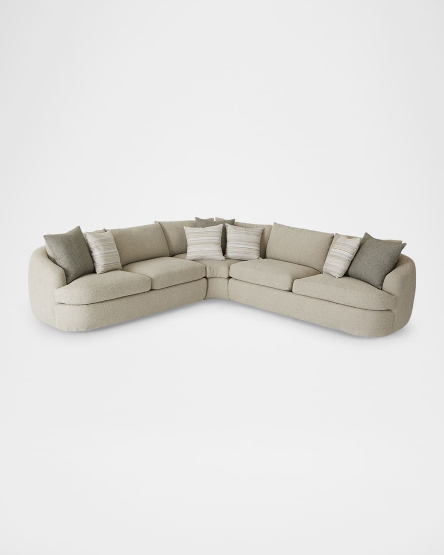 Image 2 of 6: Jules 3-Piece Sectional
