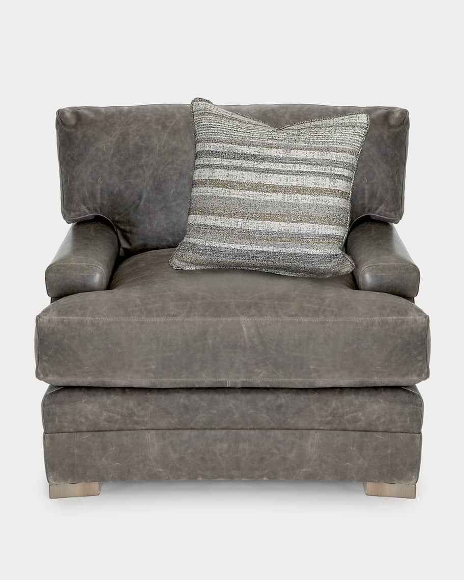 Image 2 of 6: Burnham Leather Chair