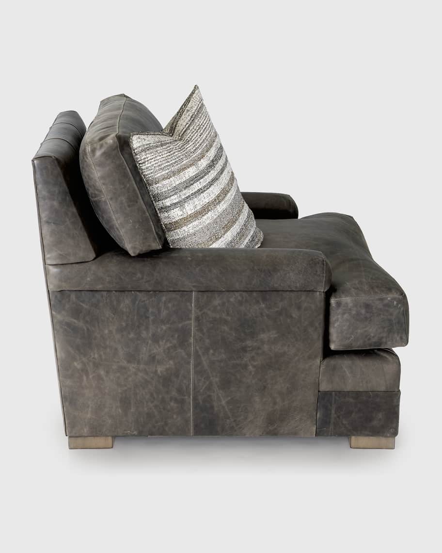 Image 3 of 6: Burnham Leather Chair