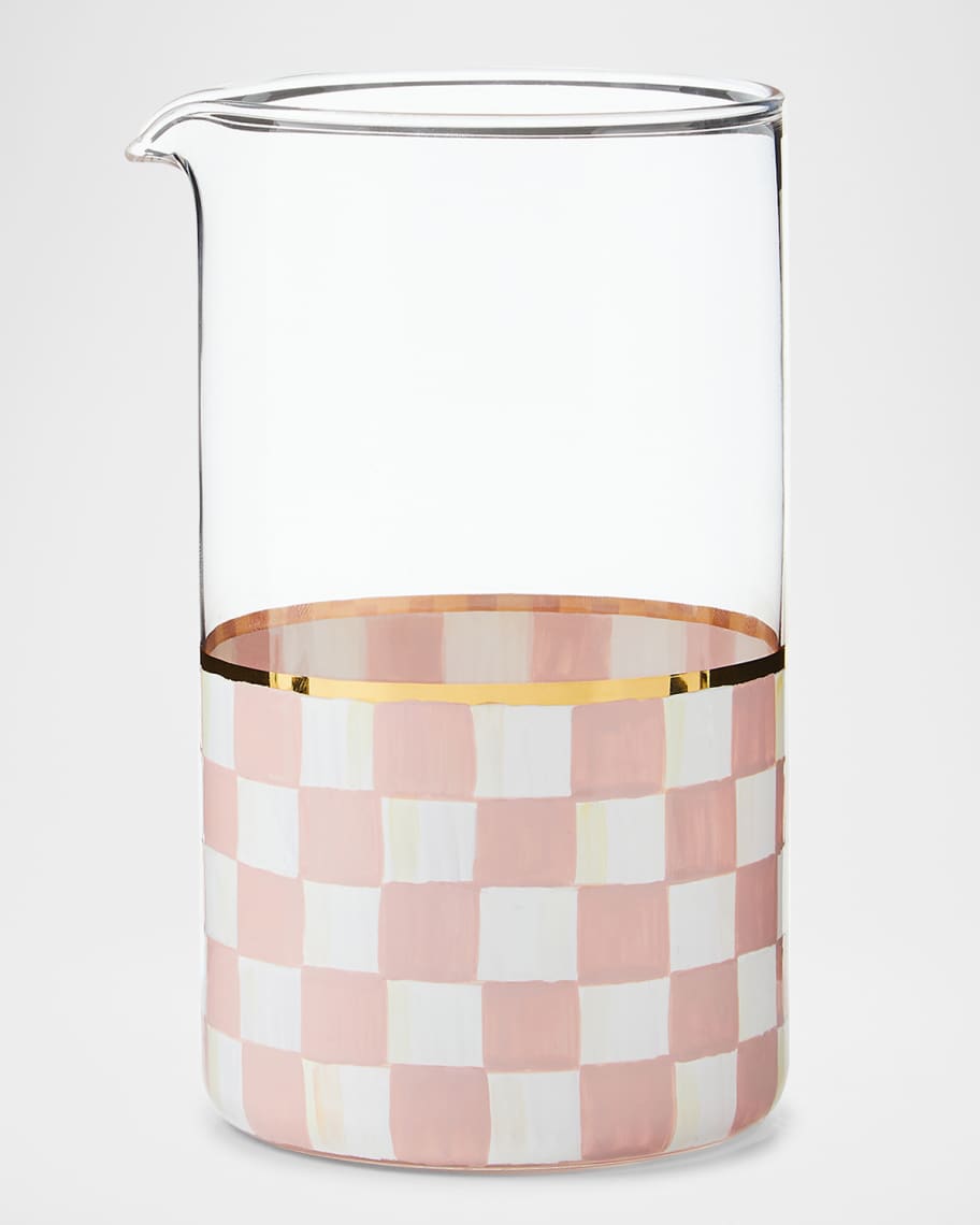 Image 1 of 1: Rosy Check Mixing Glass