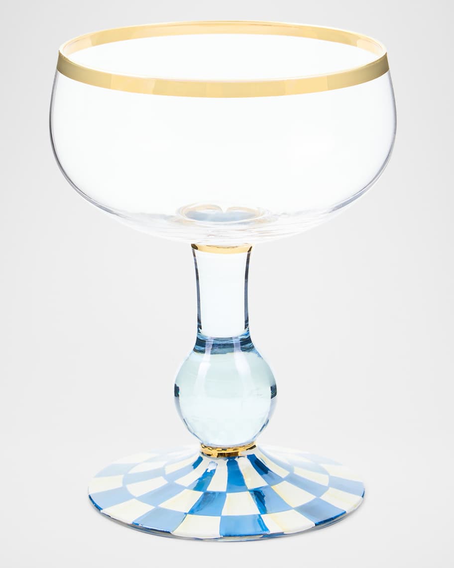 Image 1 of 3: Royal Check Coupe Glass