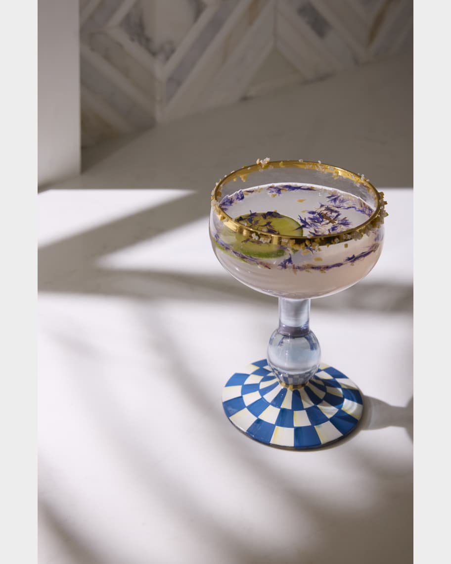 Image 3 of 3: Royal Check Coupe Glass
