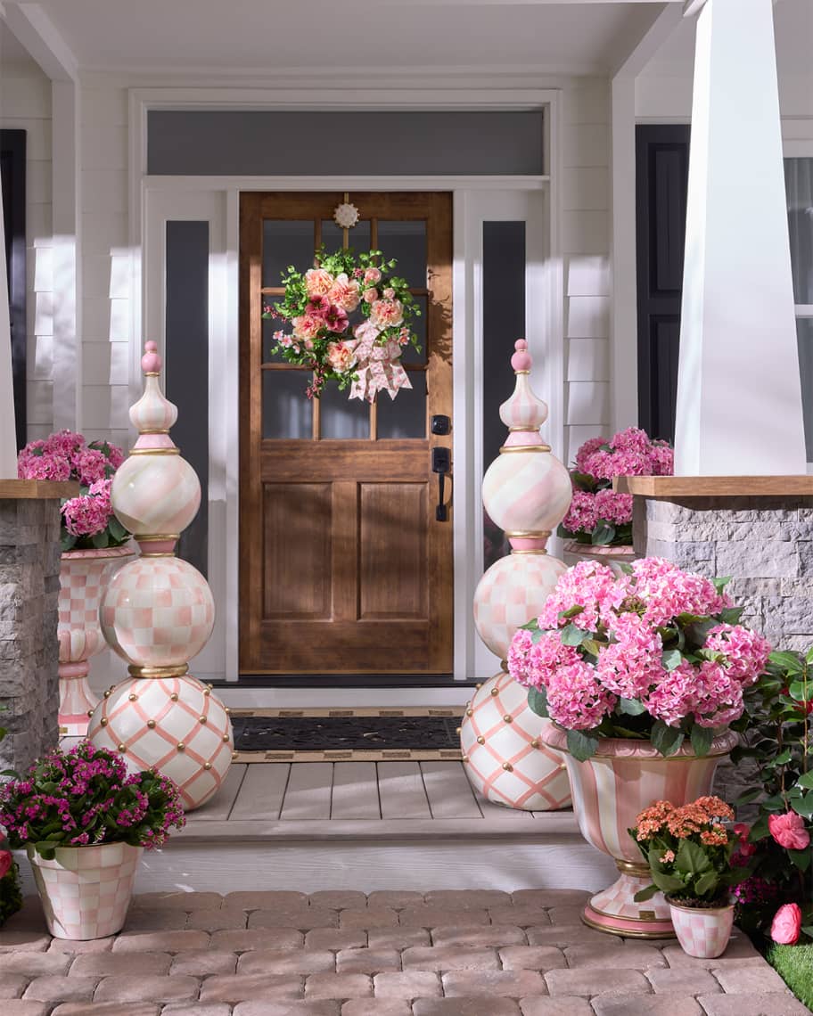 Image 2 of 2: Rosy Check Large Flower Pot