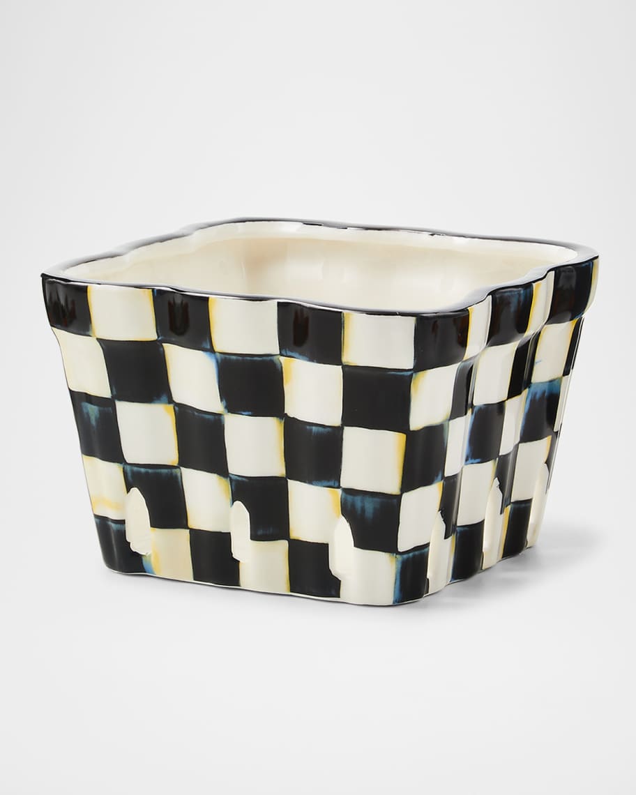 Image 1 of 2: Courtly Check Farmhouse Berry Basket