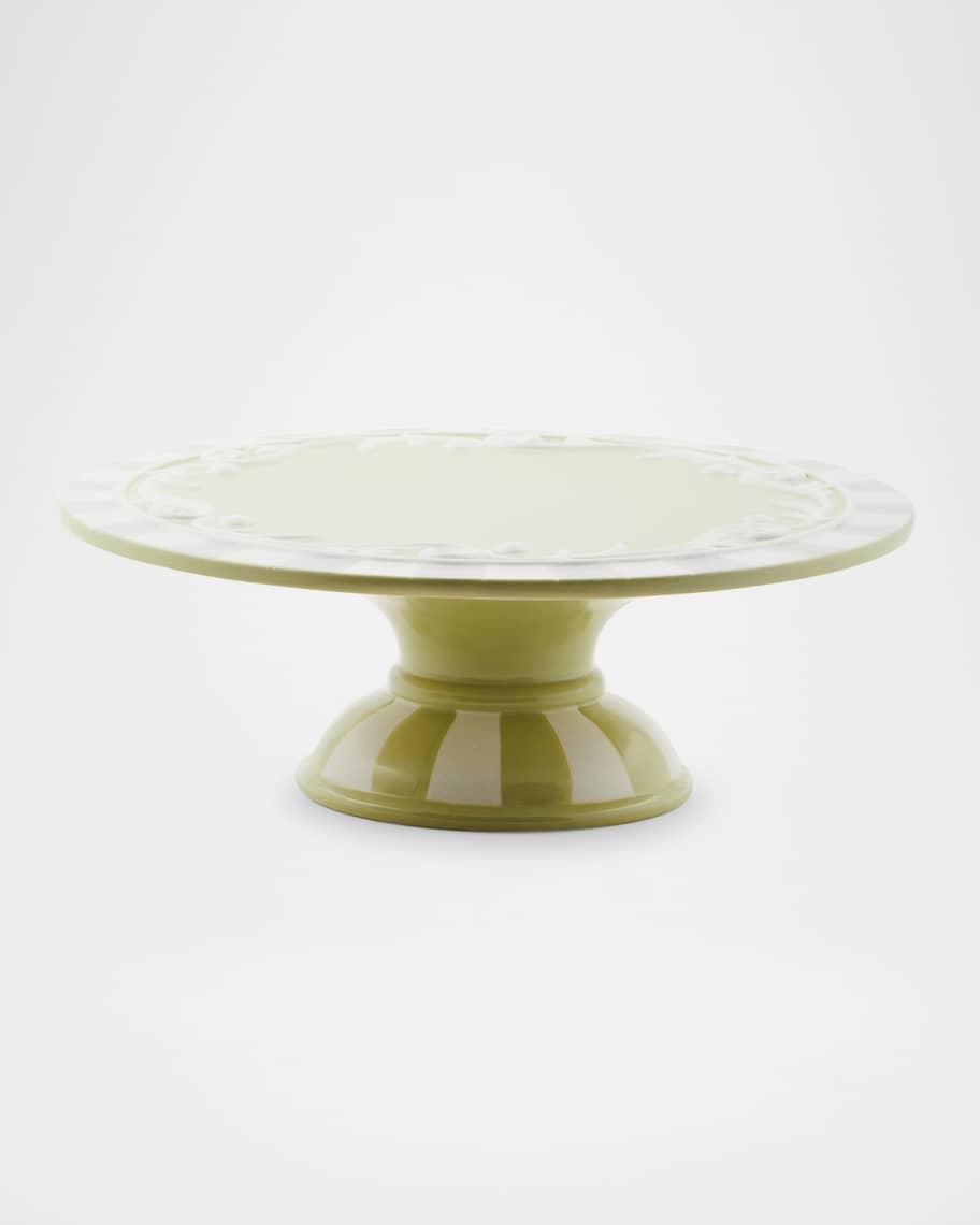 Image 1 of 3: Cameo Large Pedestal Platter