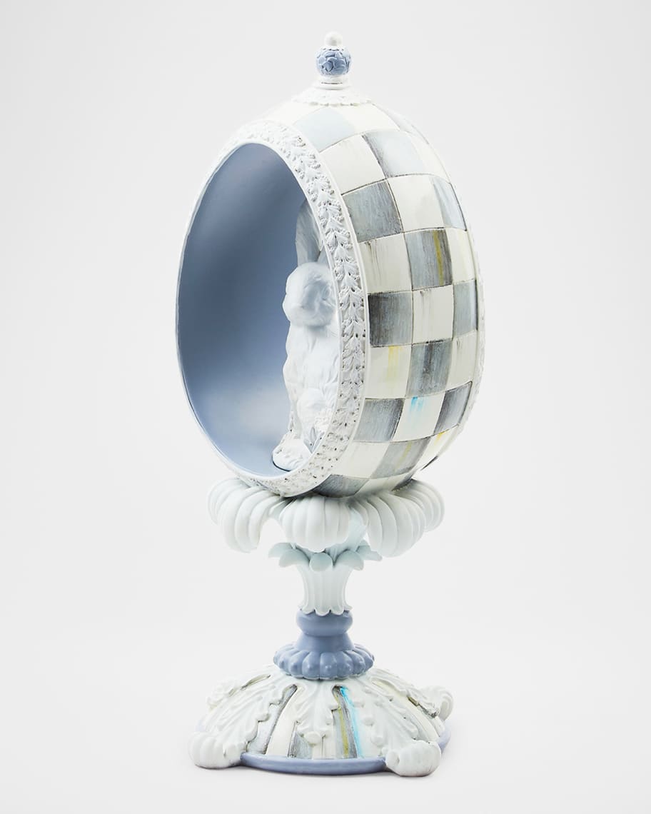 Image 2 of 5: Cameo Panoramic Bunny Egg