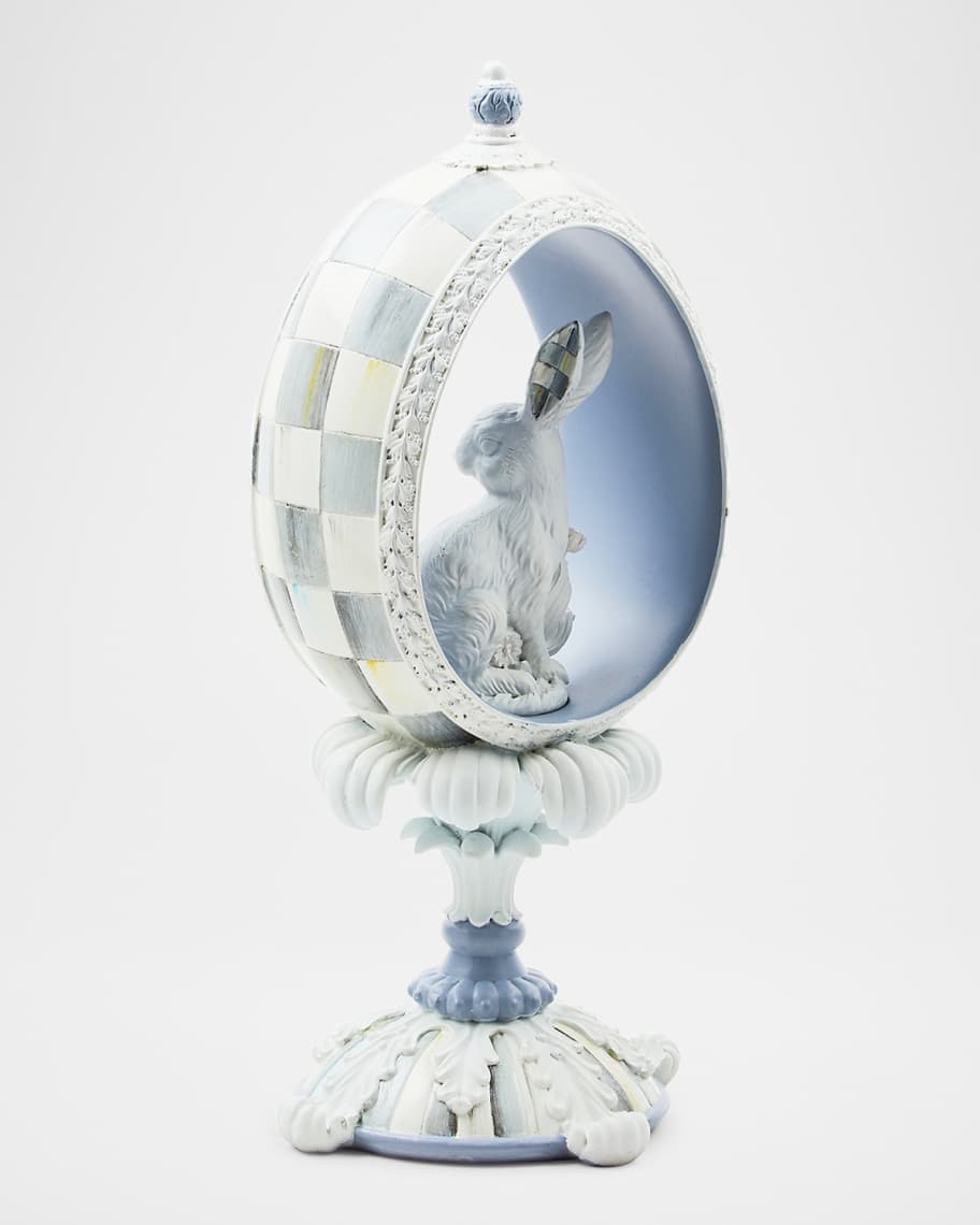 Image 3 of 5: Cameo Panoramic Bunny Egg