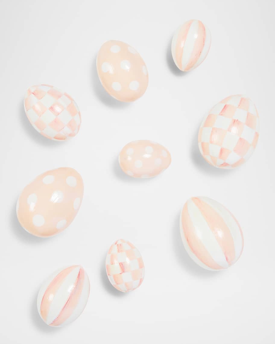 Image 1 of 2: Rosy Eggs, Set of 9