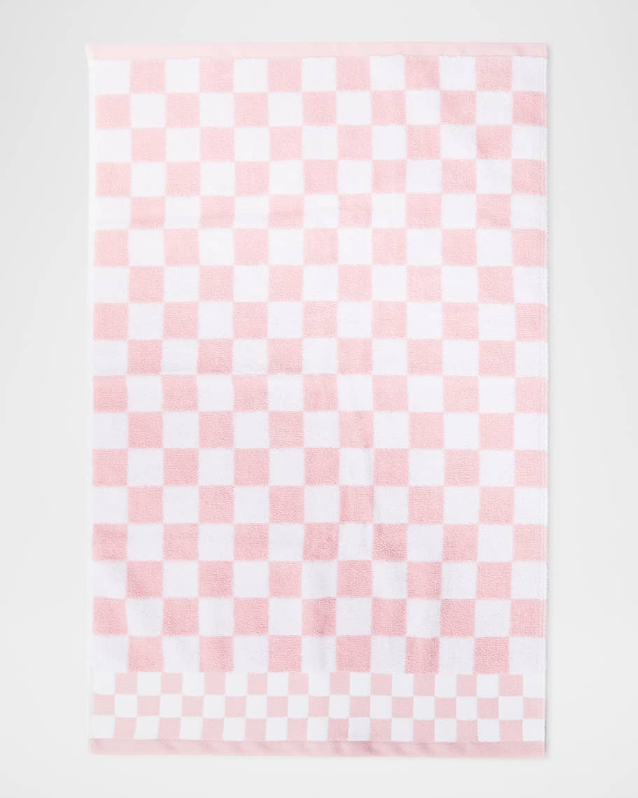 Image 2 of 3: Rosy Check Hand Towel
