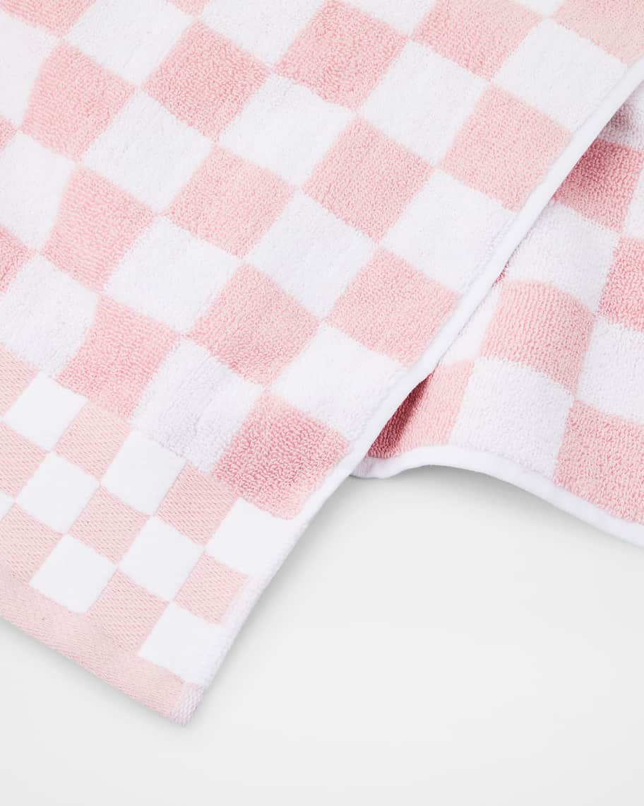Image 3 of 3: Rosy Check Hand Towel