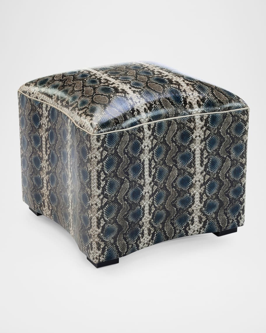 Image 1 of 2: Curved Ottoman