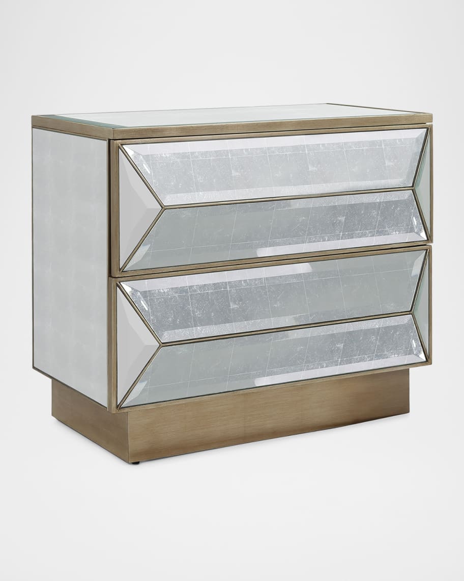 Image 1 of 1: Catarina Two-Drawer Nightstand