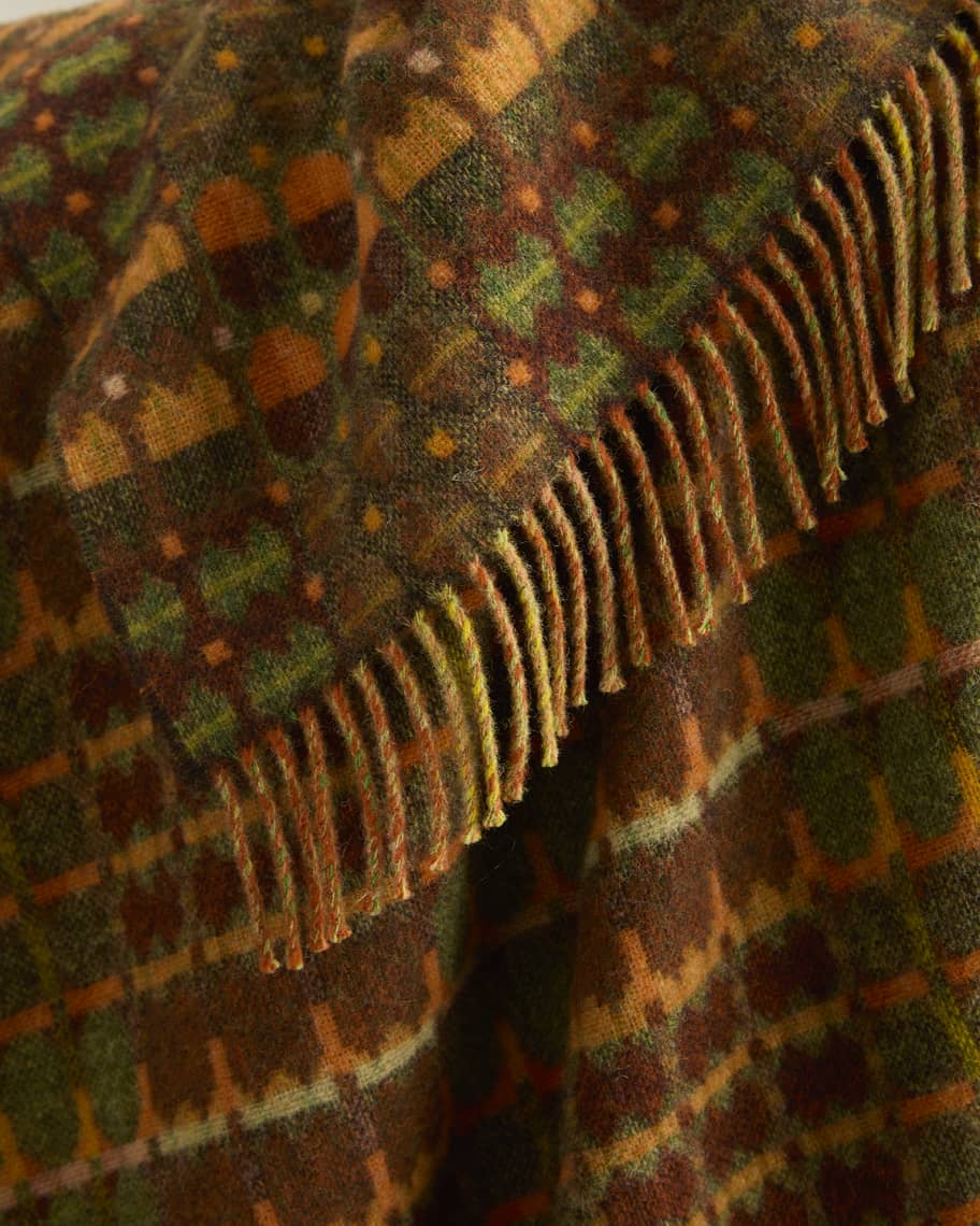 Image 3 of 3: Talbot Merino Wool Throw, 55" x 73"