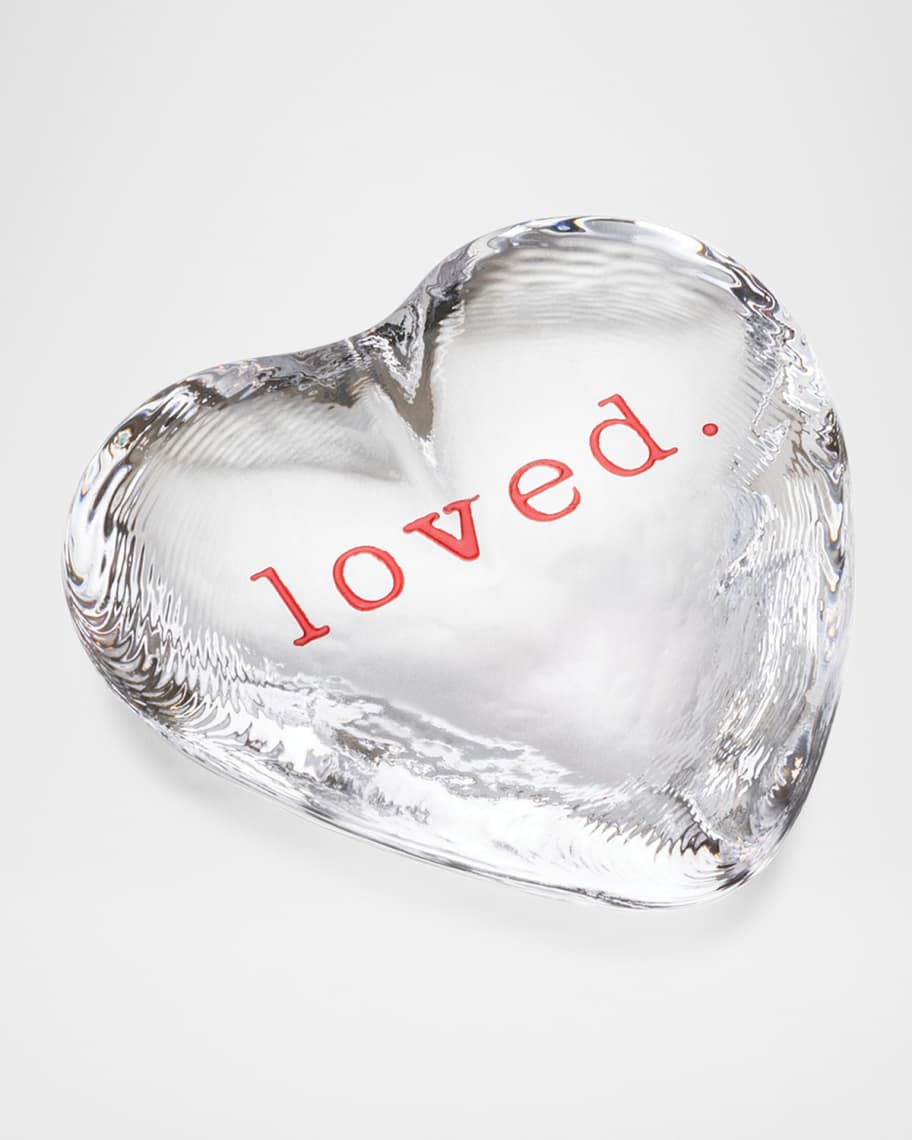 Image 2 of 4: "Loved" Engraved Highgate Heart