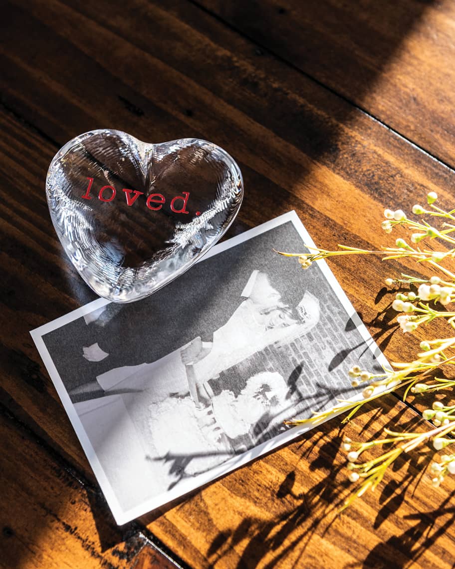 Image 3 of 4: "Loved" Engraved Highgate Heart