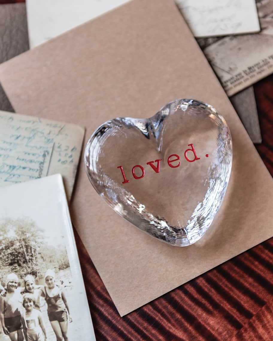 Image 1 of 4: "Loved" Engraved Highgate Heart