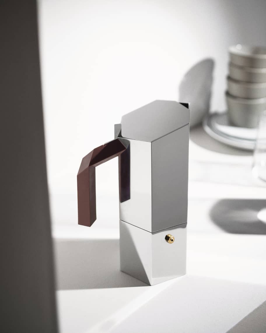 Image 3 of 3: Menhir Induction Espresso Coffee Maker, 3 Cups