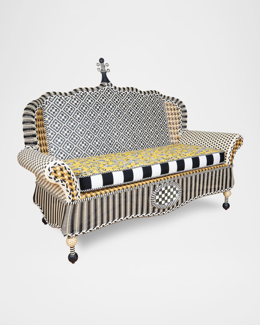 Image 1 of 4: Queen Bee Courtyard Outdoor Settee