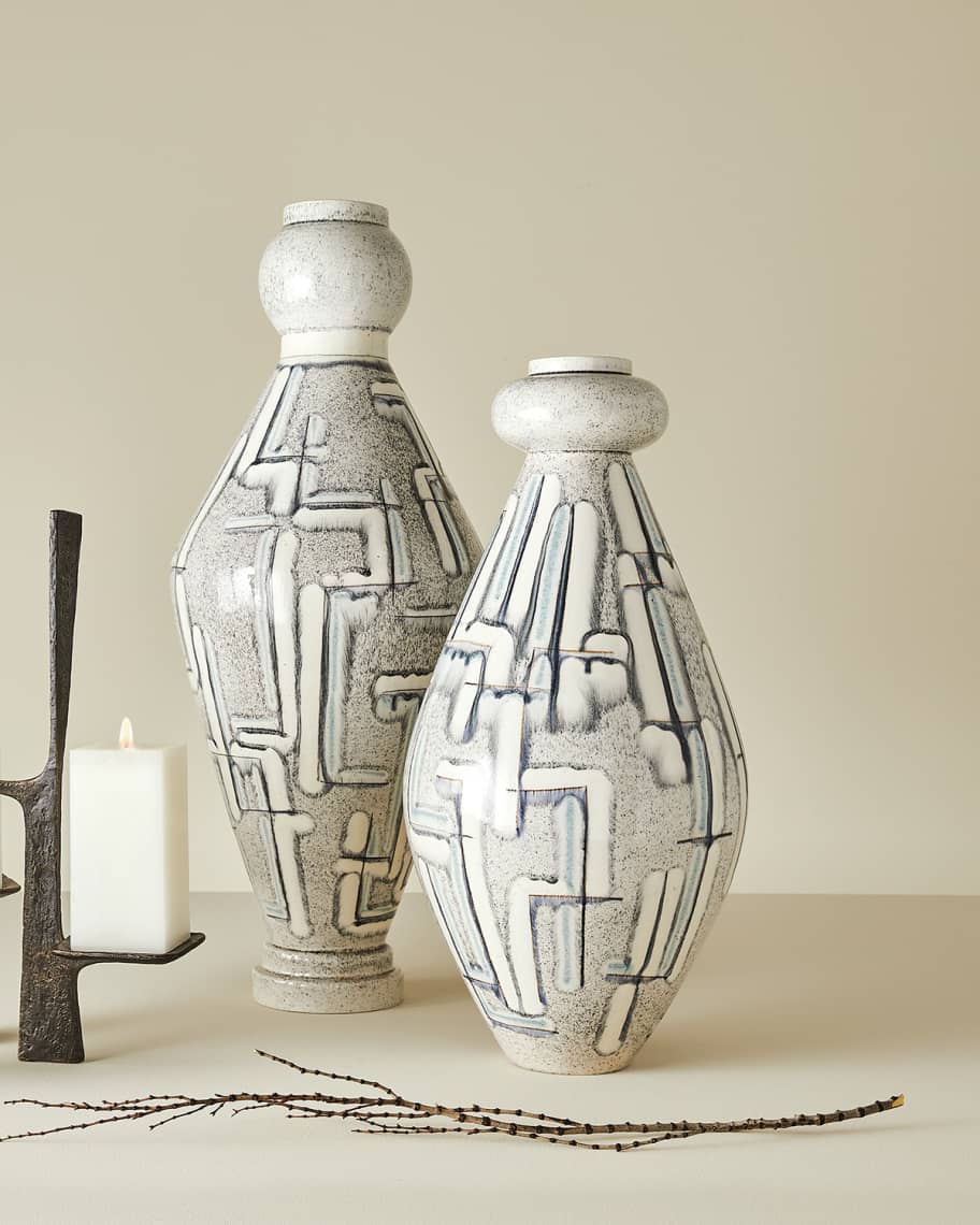 Image 2 of 3: Bobbin Vase, Medium 22"