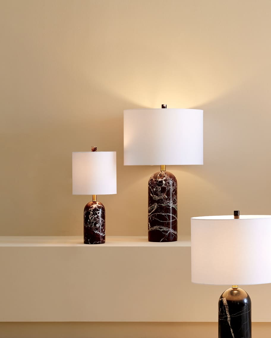 Image 2 of 2: Callanish Small Marble Lamp
