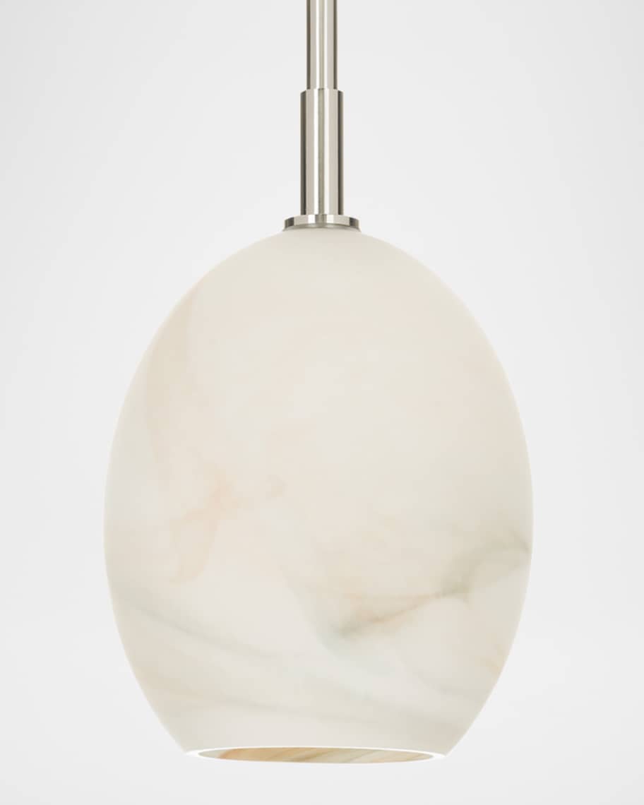 Image 2 of 3: Artemis 8" Faux Alabaster Pendant
