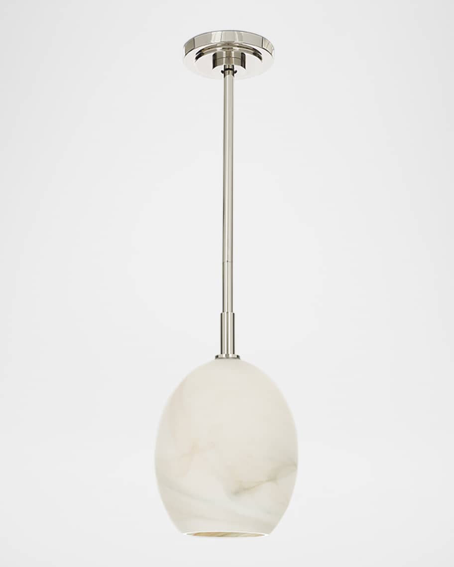 Image 1 of 3: Artemis 8" Faux Alabaster Pendant