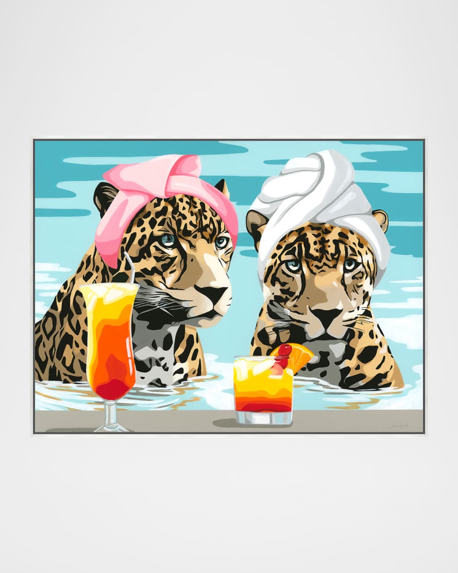 Image 1 of 1: "Posh Paws" Framed Giclee by Makai Howell, 41.5" x 31.5"