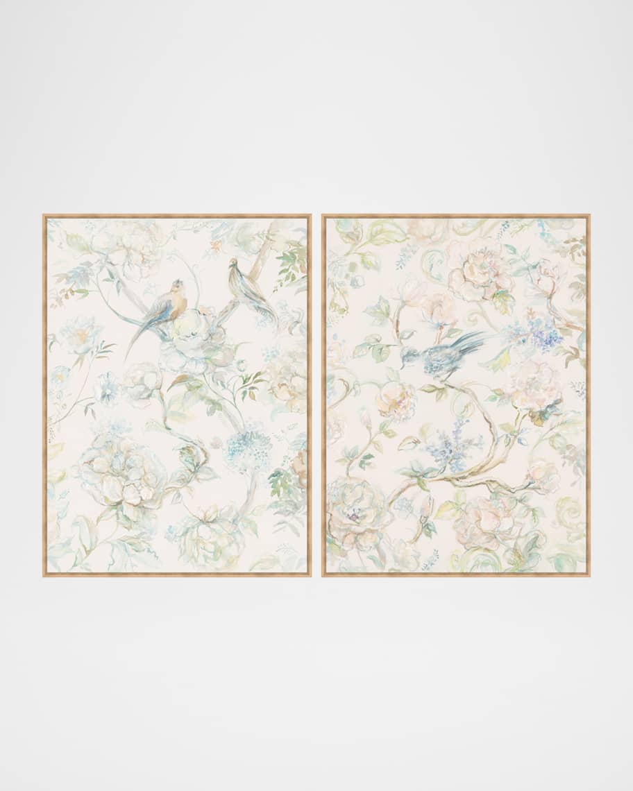 Image 1 of 1: "Harmony In Nature's Melody II" Set of 2 Framed Giclees by Maelani Blue, 31.25" x 41.25"
